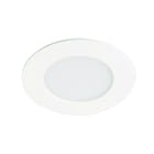 Europole - LED'UP ECO SLIM rond fixe blanc 4000K 7W 450lm 120° IP44