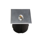 Europole - SET'IN 5 carré fixe inox brossé 4000K 2W 0/80° IP65