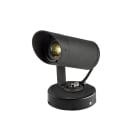 Europole - Projecteur TUBE 1 - patère noir 4000K 520lm 5W 23°