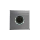 Europole - Encastré de sol ZEPH 1 - 24 carré inox bleu 2W 0/50°