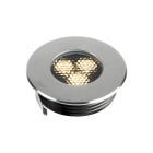 Europole - ZEPH 2 SLIM - 24 rond inox non percée 3000K 418lm 3x2W 0/50°