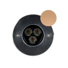 Europole - ZEPH 2 SLIM - 24 rond bronze non percée 3000K 418lm 3x2W 0/50°