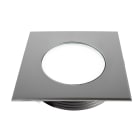 Europole - ZEPH 3 SLIM - 230 carré inox non percée 3000K 647lm 6x2W 120°