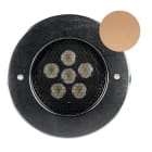 Europole - ZEPH 3 SLIM - 230 rond bronze non percée bleu 6x2W 10°