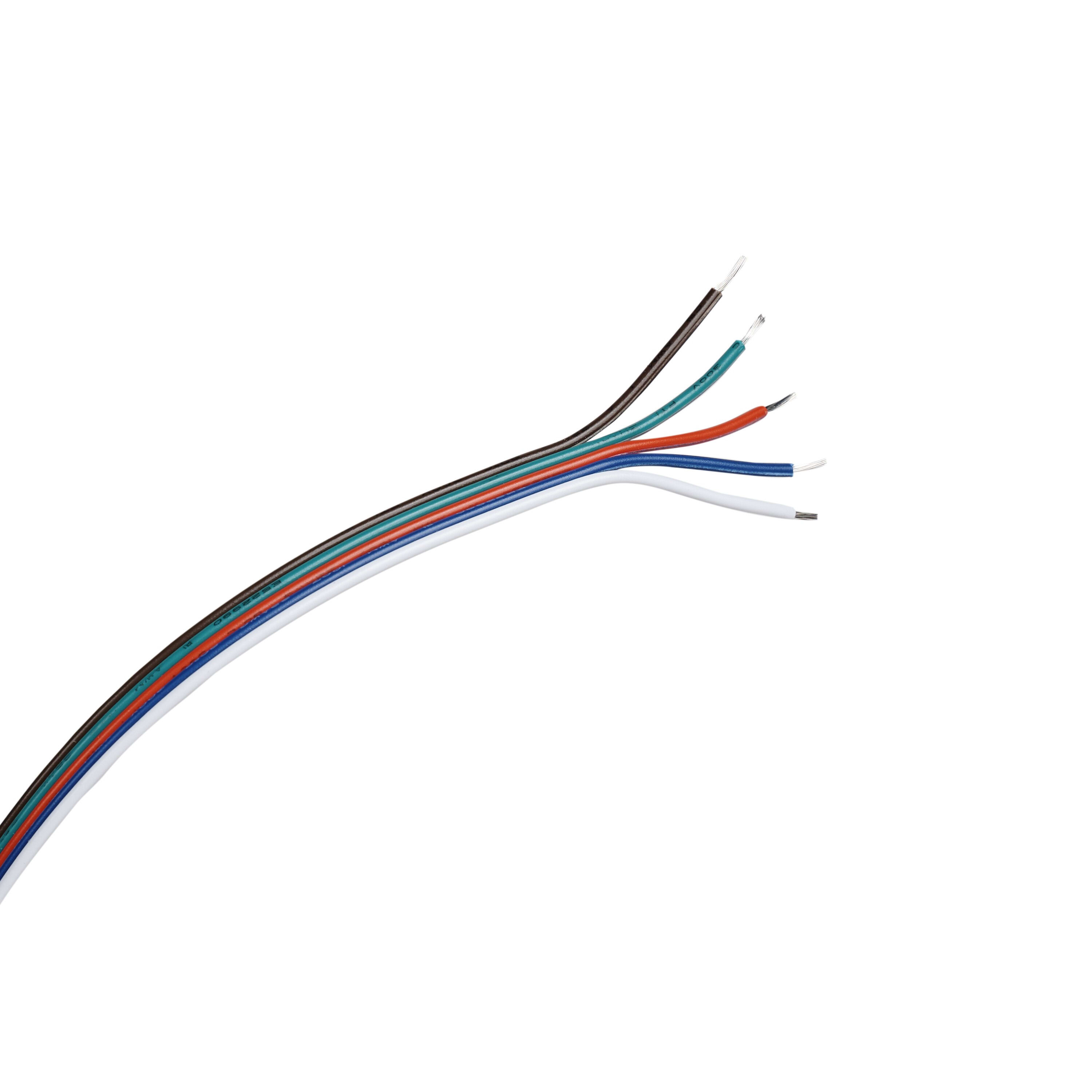 Europole - LINK : Câble 1m 22AWG 5x0,35mm² pour linéaire LED