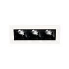 Europole - NELIO 3 rectangle blanc mat 4000K 17,7W 1746lm 44° IP20