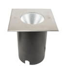 Europole - COLOSS 4 SWITCH - 230 carré inox brossé 2400K/3000K/4000K 20W 60°