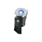 Europole - Encastré de sol MINI ZEPH - 230 rond inox bleu 2W 30°