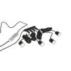 Europole - PACK MINI ZEPH rond inox brossé 4000K 4x95lm 4x3W 120°