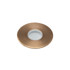 Europole - Encastré de sol ZEPH 1 - 24 rond bronze bleu 2W 120°