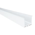 Europole - Profil BLADE R 3,02m blanc anodisé. Pour installation bandeau LED.