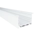 Europole - Profil LAZER L-R SM blanc anodisé. Pour installation bandeau LED.