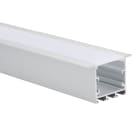 Europole - Profil LAZER R 3,02m aluminium anodisé. Pour installation bandeau LED.