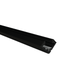 Europole - Profil 45-ALU 3,01m noir anodisé. Pour installation bandeau LED.