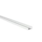 Europole - Profil MICRO-ALU SM blanc anodisé. Pour installation bandeau LED.