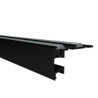 Europole - Nez de marche STEP 3,01m noir anodisé. Pour installation bandeau LED.