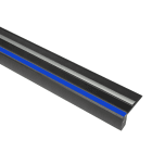 Europole - SHARK STEP noir SM, éclairage haut+bas bleu+3000K 24VDC