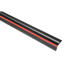 Europole - SHARK STEP noir SM au CM haut+bas rouge/3000K SIDE FLEX+SOFT PERF 24VDC