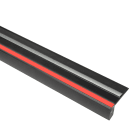 Europole - SHARK STEP noir SM, éclairage haut+bas rouge+3000K 24VDC