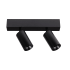 Europole - Plafonnier ANOVI UNIVERSAL PROFILE LED WiZ Pro TW rond noir mat 2 têtes