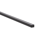 Europole - PDS-ALU LED IP20 noir SM transparent 1900K 729lm/m 14,4W/m 24VDC