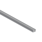 Europole - Profil PIKO 2,005m alu anodisé. Pour installation bandeau LED