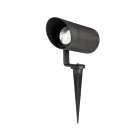 Europole - TUBE 2 SWITCH noir sur piquet 2400K/3000K/4000K 920/990/1000lm 10W 60°