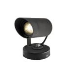 Europole - TUBE 3 SWITCH noir sur patère 2400K/3000K/4000K 1400/1550/1600lm 15W 60°