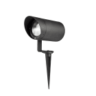 Europole - TUBE 3 SWITCH noir sur piquet 2400K/3000K/4000K 1400/1550/1600lm 15W 60°