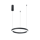 Europole - Suspension OBRA 1 40cm 2700K 20W 900lm rond noir mat