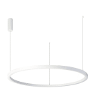 Europole - Suspension OBRA 3 90cm 2700K 40W 1800lm rond blanc mat
