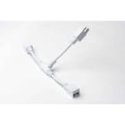 ENGITECHS - LB1001 CONNECTEUR D'ANGLE EN T 1 MALE 2 FEMELLE