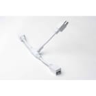 ENGITECHS - LB1001 CONNECTEUR D'ANGLE EN T 1 MALE 2 FEMELLE