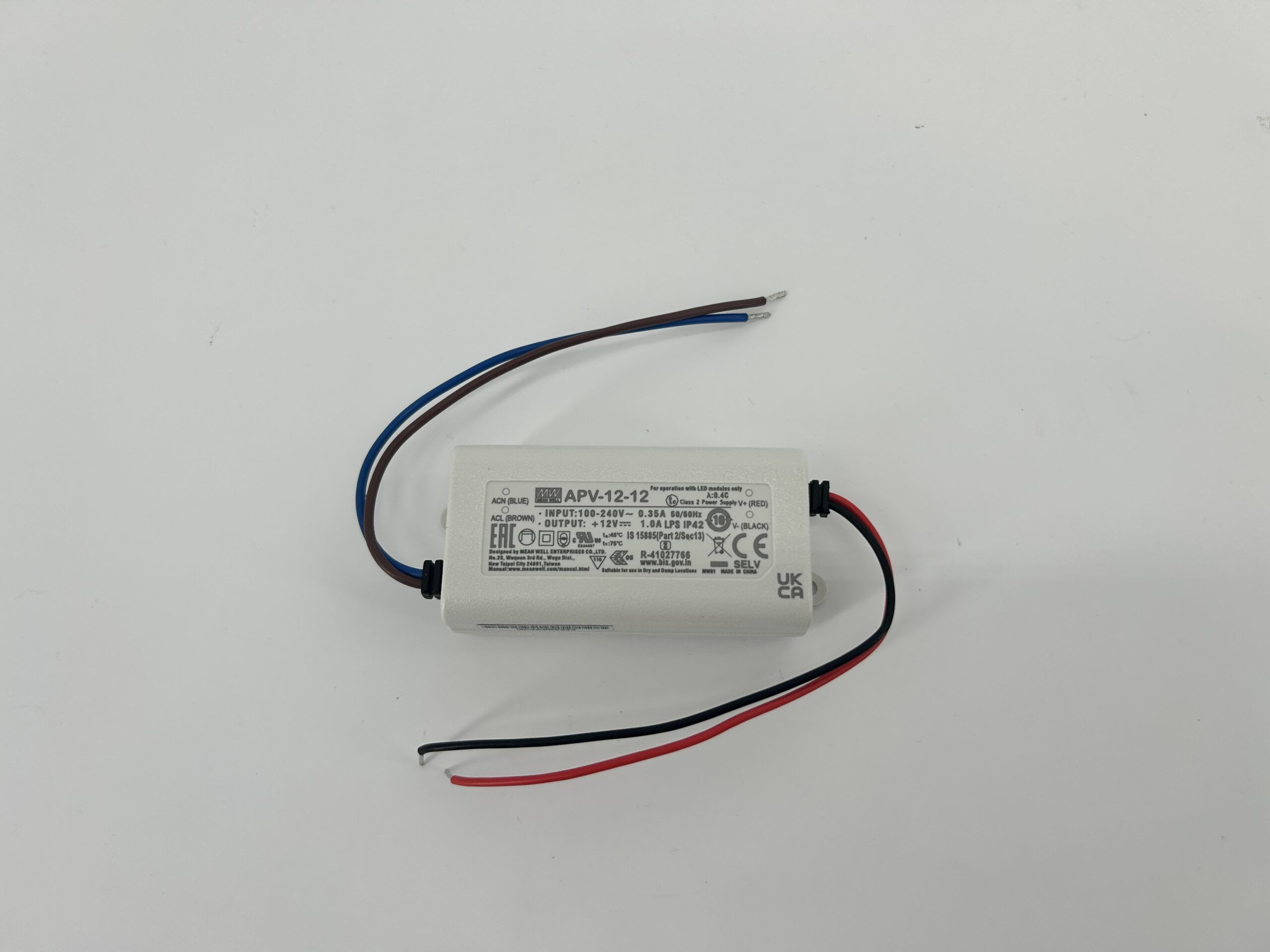 ENGITECHS - APV-12-12 ALIMENTATION NON DIMMABLE IP42