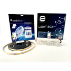 ENGITECHS - BOX RUBAN LED COB 12W/M IP20 4000K 5M + ALIM 100W 24V