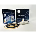 ENGITECHS - BOX RUBAN LED COB 7W/M IP20 6000K 5M + ALIM 60W 24V