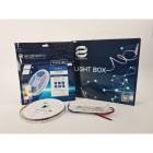 ENGITECHS - LIGHT BOX RUBAN LED 3W/M IP20 5M 2700°K + ALIM 18W 24V