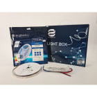 ENGITECHS - LIGHT BOX RUBAN LED 3W/M IP20 5M 2700°K + ALIM 18W 24V