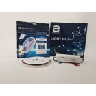 ENGITECHS - LIGHT BOX RUBAN LED 5W/M IP20 5M 3000°K + ALIM 35W 24V