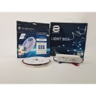 ENGITECHS - LIGHT BOX RUBAN LED 5W/M IP20 5M 3000°K + ALIM 35W 24V
