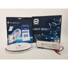 ENGITECHS - LIGHT BOX RUBAN LED 7W/M IP20 5M 4000°K + ALIM 60W 24V