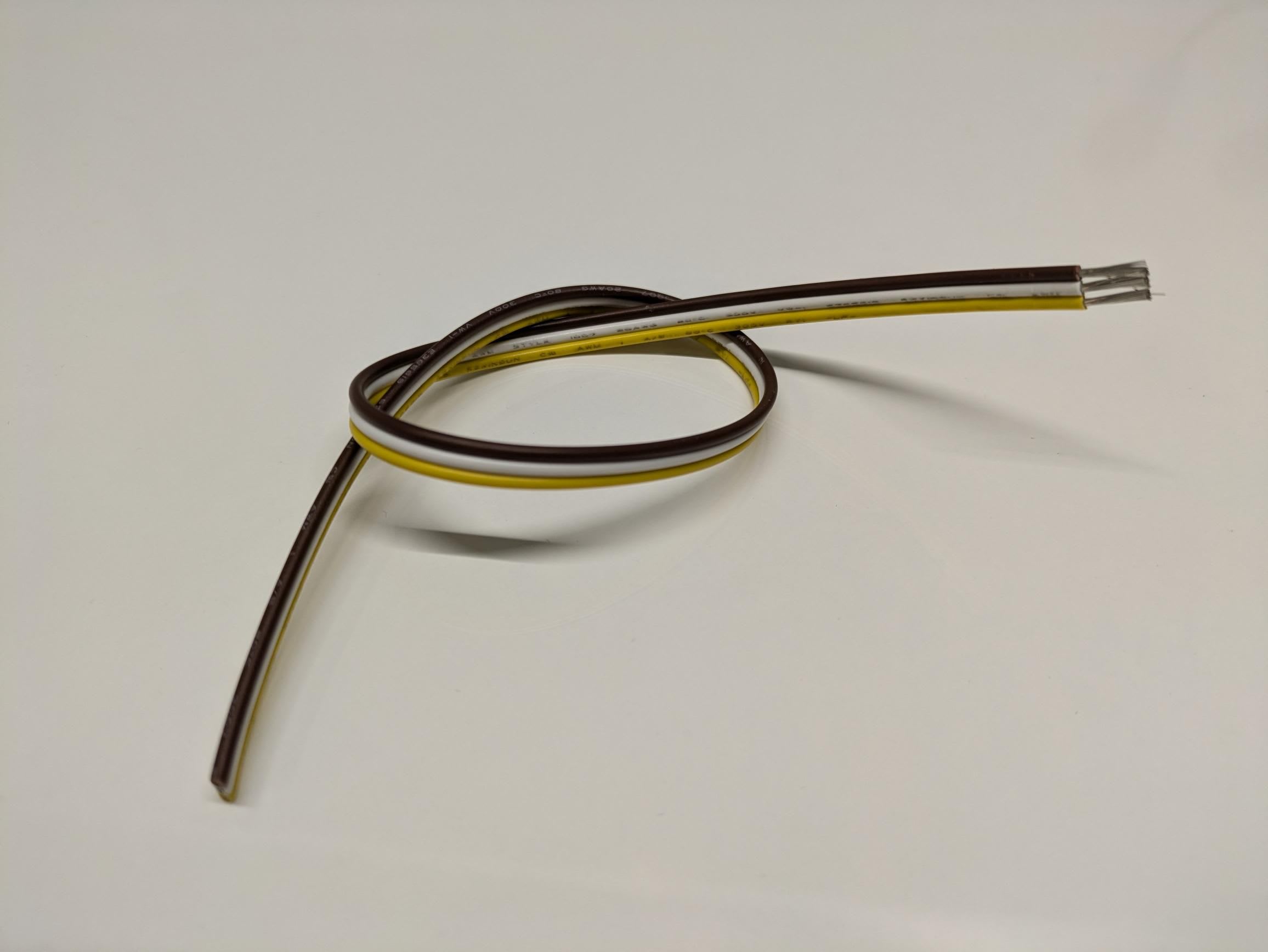 ENGITECHS - CABLE MEPLAT 3x0.5mm² POUR LUMINAIRE CCT 1M