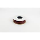 ENGITECHS - CABLE UNE PAIRE 2X0.5MM² ROUGE NOIR VENDU EN BOBINE DE 25M