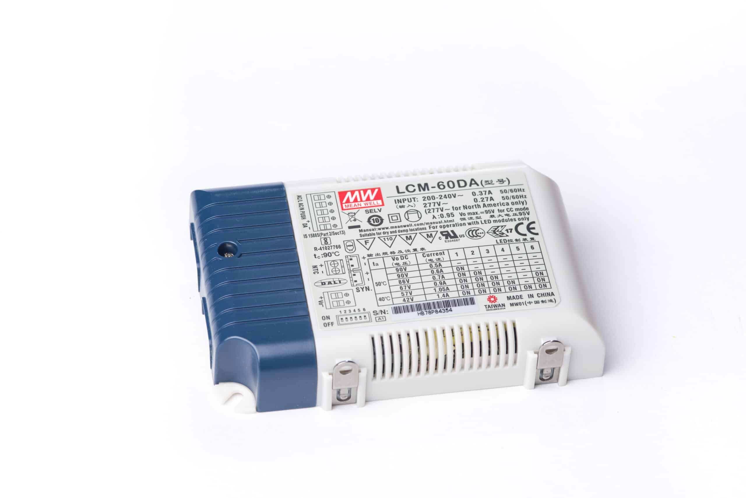 ENGITECHS - LCM-60DA ALIMENTATION 500-1050mA DALI/PD IP20