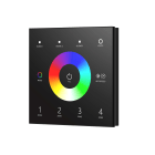 ENGITECHS - LC1142 COMMANDE MURALE UTILISANT LE PROTOCOLE HF NOIRE POUR LUMINAIRE RGBW