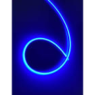 ENGITECHS - LN1010 NEON FLEX PU 10W, 24V, 200LM, BLEU, IP68, IRC80, 5M, CINT. VERTICAL