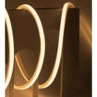 ENGITECHS - LN1030 NEON FLEX PU 10W, 24V, 600LM, JAUNE, IP68, IRC80, 1CM, CINT. VERTICAL