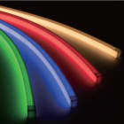 ENGITECHS - LN1052 NEON FLEX PU 10W, 24V, 300LM, RGB, IP68, IRC80, 1CM, CINT. VERTICAL