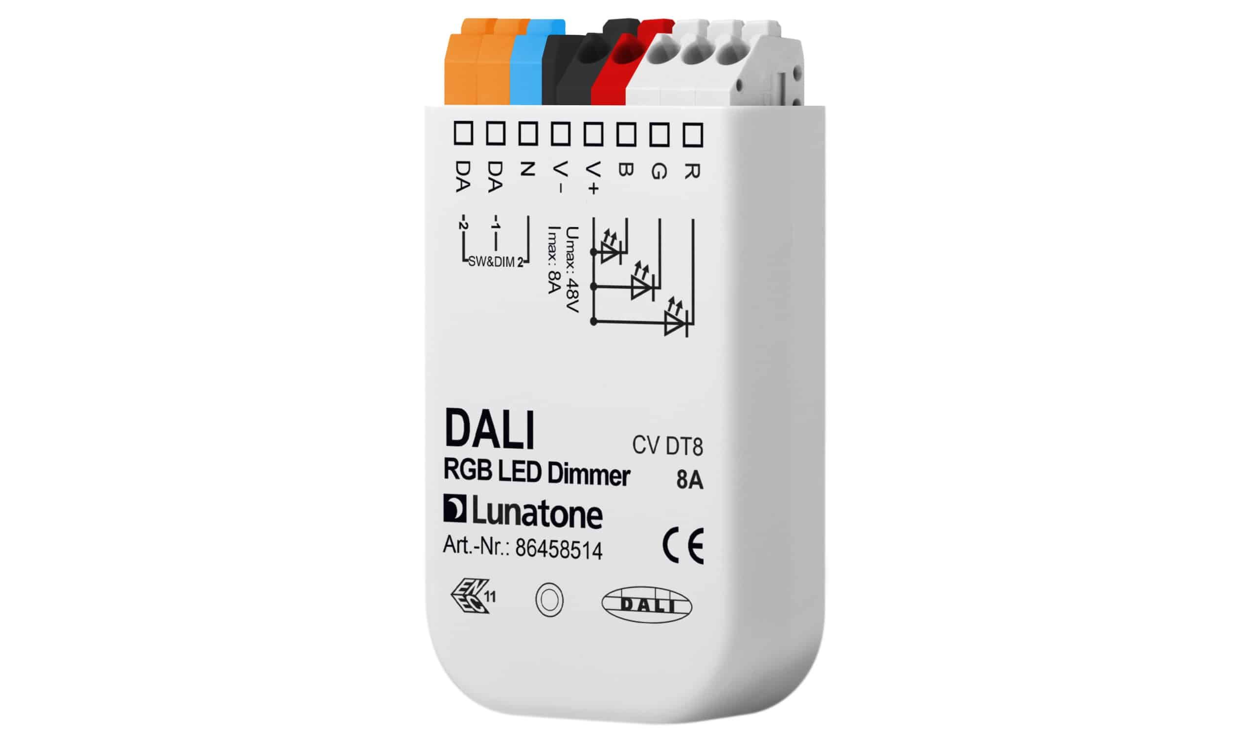 ENGITECHS - LR2444 CONTROLEUR DALI 12/48V RGB IP20 384W MAX