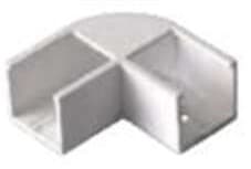 ENGITECHS - PR1001 CONNECTEUR D'ANGLE 90 DEGRES PLASTIQUE